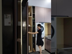 Solution de stockage pour armoires de balcon en acier inoxydable Fadior