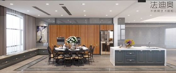 Armoire de cuisine moderne et hygiénique avec un design personnalisable