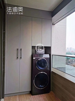 Armoire de rangement en acier inoxydable durable moderne avec finition gris étoile